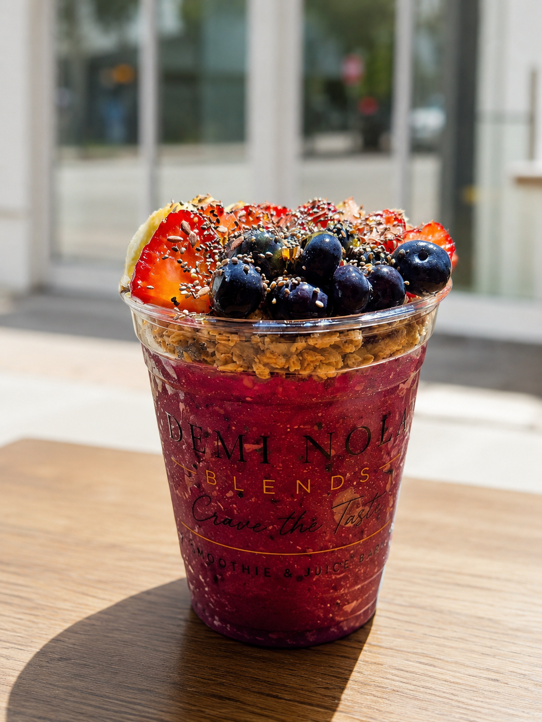Esplanade Pink Smoothie Bowl from Demi Nola Blends
